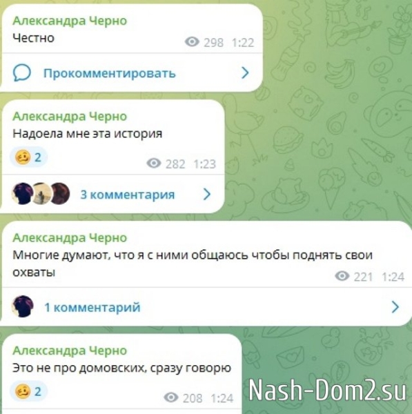 Александра Черно: Меня приписали к алкашам