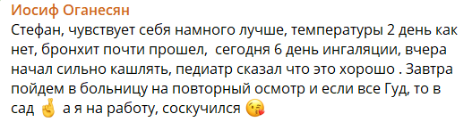 Иосиф Оганесян собирается в командировку, сына оставит с Черно