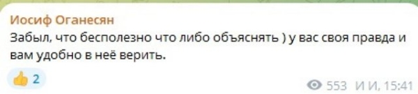 Иосиф Оганесян: Я отвечаю только за себя и за сына Иосиф Оганесян: Я отвечаю только за себя и за сына