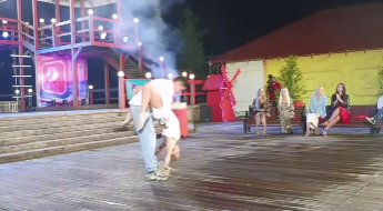 Элина Рахимова делит Зараховича с его боссом Элина Рахимова делит Зараховича с его боссом