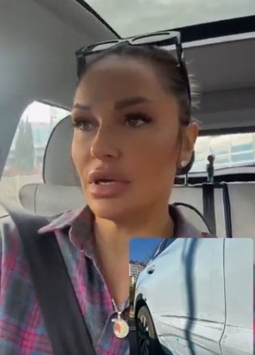 Ксении Задойновой разбили автомобиль Ксении Задойновой разбили автомобиль