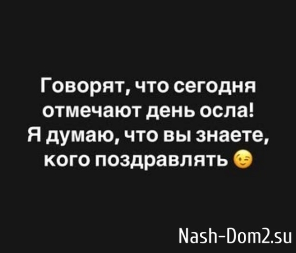 Александра Черно троллит бывшего мужа, намекая, что он осёл