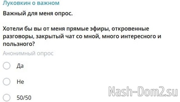 Дмитрий Луковкин решил подзаработать на своих подписчиках