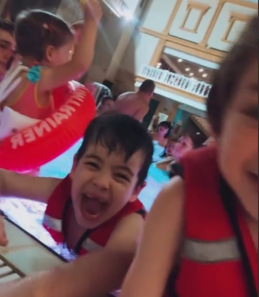 Тигран Салибеков и Юлия Колисниченко поздравили младшего сына Баграта с 7-летием