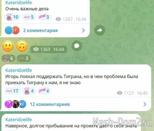 Игорь Григорьев сбежал от Кати Квашниковой на поляну Игорь Григорьев сбежал от Кати Квашниковой на поляну