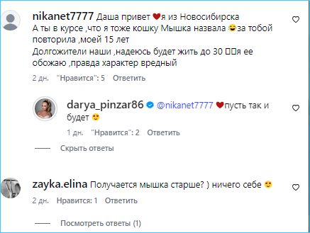 Дарья Пынзарь рассказала о кошке Мышане, с которой выросли её сыновья Дарья Пынзарь рассказала о кошке Мышане, с которой выросли её сыновья