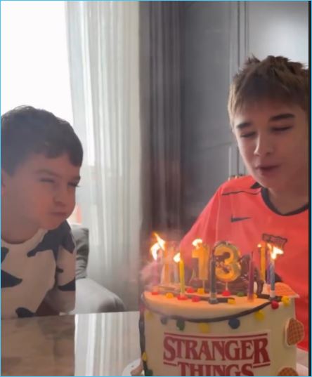 Семья Гажиенко отметили 13 день рождения старшего сына Кирилла Семья Гажиенко отметили 13 день рождения старшего сына Кирилла