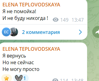 "Я не помойка!" - Елена Тепловодская на время уходит из социальных сетей "Я не помойка!" - Елена Тепловодская на время уходит из социальных сетей