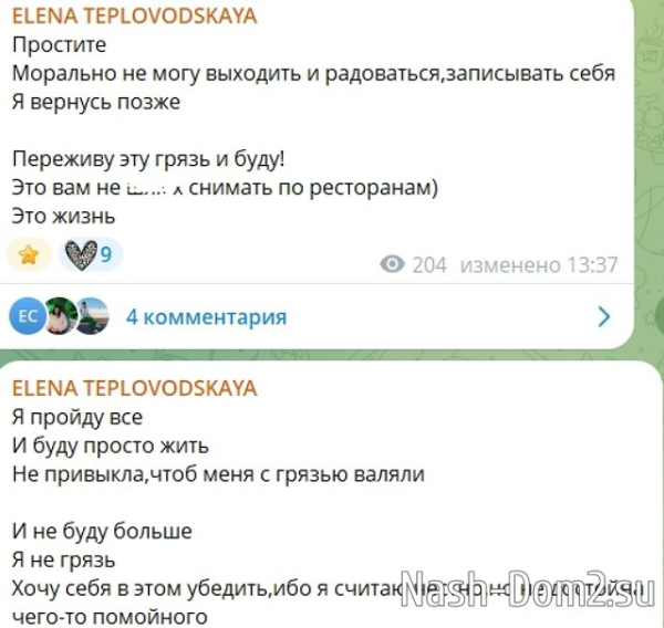 Елена Тепловодская: Я не помойка! И не буду никогда! Елена Тепловодская: Я не помойка! И не буду никогда!