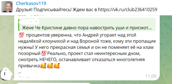 Нелли Ермолаева намекнула на дружбу Элины Рахимовой и Андрея Черкасова Нелли Ермолаева намекнула на дружбу Элины Рахимовой и Андрея Черкасова