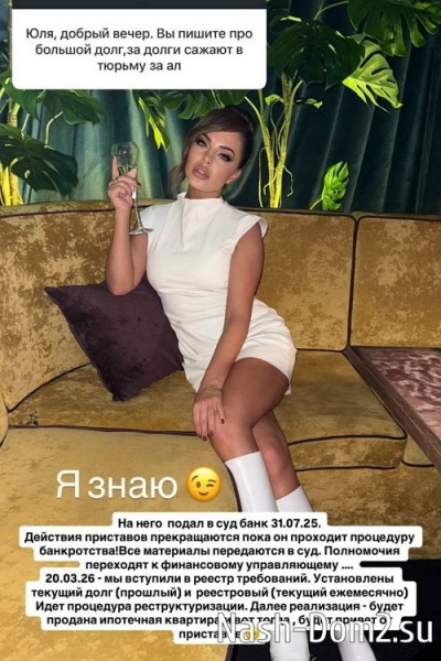 Юлия Ефременкова: На него подал в суд банк Юлия Ефременкова: На него подал в суд банк